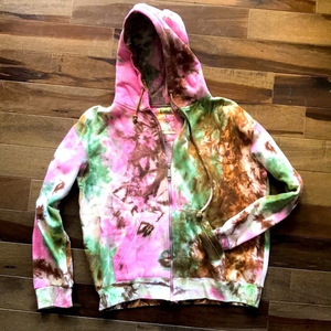 Exist Tie Dye Hoodie Sweater‎ L EUC